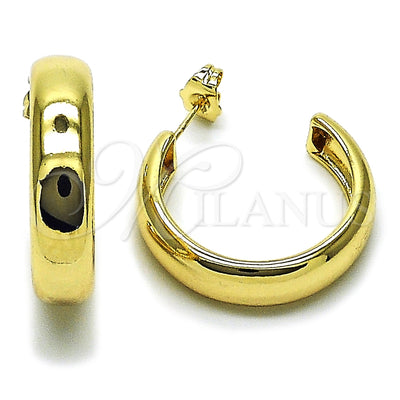 Dorado Oro Laminado Aretes, vista principal del producto por Mayoreo, vista principal del producto