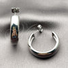 Rhodium Gold Filled Medium Hoop, Polished, Rhodium Finish, 02.163.0427.1.30 for wholesale, additional product view 4