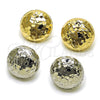 Rhodium Gold Filled Stud Earring, Diamond Cutting Finish, Rhodium Finish, 02.163.0428.1
