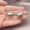 Rhodium Gold Filled Small Hoop, Polished, Rhodium Finish, 02.163.0430.1.22 for wholesale, additional product view 3