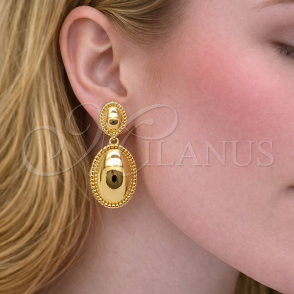 Gold Filled Ring — Dangle Earring Polished 02. — alternate product view — SKU 164812 | Oro Laminado anillo — Dangle Earring pulido 02. — SKU 164812