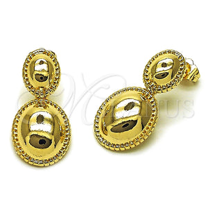 Gold Filled Ring — Dangle Earring Polished 02. — main product view — SKU 164812 | Oro Laminado anillo — Dangle Earring pulido 02. — SKU 164812
