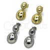 Oro Laminado Dangle Earring, Gold Filled Style Polished, Golden Finish, 02.163.0431