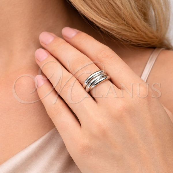White Gold Filled Ring — Elegant Ring Polished 01. One size fits all — alternate product view — SKU 164815 | Oro Laminado Blanco anillo — Elegant Ring pulido 01. One size fits all — SKU 164815
