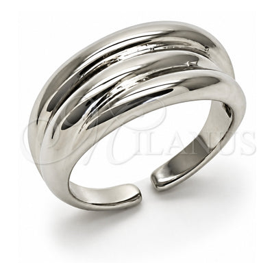 White Gold Filled Elegant Ring, Polished, Rhodium Finish, 01.163.0018.1 (One size fits all)