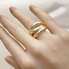 Oro Laminado Elegant Ring, Gold Filled Style Polished, Golden Finish, 01.163.0019 (One size fits all) for wholesale, additional product view 3