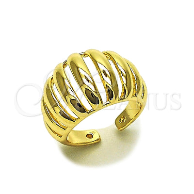 Oro Laminado Elegant Ring, Gold Filled Style Polished, Golden Finish, 01.163.0020 (One size fits all) for wholesale, main product view