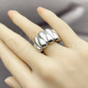 Rhodium Gold Filled Elegant Ring, Heart Design, Polished, Rhodium Finish, 01.163.0021.1 (One size fits all) for wholesale, additional product view 3
