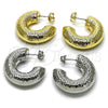 Oro Laminado Medium Hoop, Gold Filled Style Hollow Design, Polished, Golden Finish, 02.163.0277.30