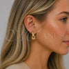 Oro Laminado Medium Hoop, Gold Filled Style Hollow Design, Polished, Golden Finish, 02.163.0353.30