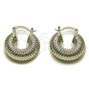 Rhodium Gold Filled Small Hoop, Hollow Design, Polished, Rhodium Finish, 02.341.0132.1.25 for wholesale, main product view