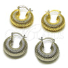 Rhodium Gold Filled Small Hoop, Hollow Design, Polished, Rhodium Finish, 02.341.0132.1.25