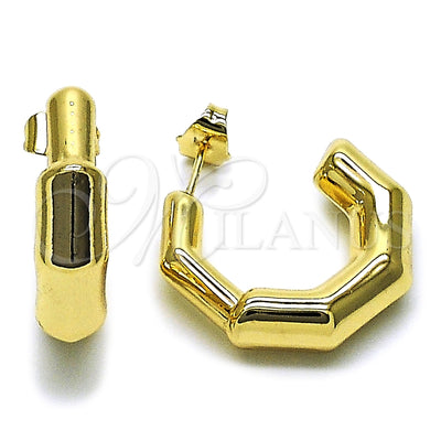Dorado Oro Laminado Aretes, vista principal del producto por Mayoreo, vista principal del producto