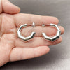 Rhodium Gold Filled Small Hoop, Hollow Design, Polished, Rhodium Finish, 02.163.0441.1.25 for wholesale, additional product view 2