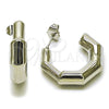 Rhodium Gold Filled Small Hoop, Hollow Design, Polished, Rhodium Finish, 02.163.0441.1.25 for wholesale, main product view