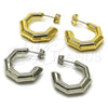 Rhodium Gold Filled Small Hoop, Hollow Design, Polished, Rhodium Finish, 02.163.0441.1.25