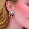 Rhodium Gold Filled Small Hoop, Hollow Design, Polished, Rhodium Finish, 02.213.0455.1.25 for wholesale, additional product view 2