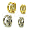 Rhodium Gold Filled Small Hoop, Hollow Design, Polished, Rhodium Finish, 02.213.0455.1.20 for wholesale, additional product view 5