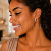 White Gold Filled Small Hoop, Polished, Rhodium Finish, 02.163.0442.1.25
