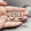 Rhodium Gold Filled Small Hoop, Polished, Rhodium Finish, 02.385.0015.1.15