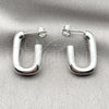 Rhodium Gold Filled Small Hoop, Polished, Rhodium Finish, 02.385.0015.1.15