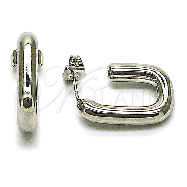 Rhodium Gold Filled Small Hoop, Polished, Rhodium Finish, 02.385.0015.1.15