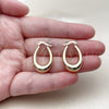 Oro Laminado Small Hoop, Gold Filled Style Hollow Design, Polished, Golden Finish, 02.413.0003.16