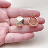 Oro Laminado Small Hoop, Gold Filled Style Polished, Golden Finish, 02.413.0004.18