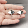 Rhodium Gold Filled Stud Earring, Twist Design, Polished, Rhodium Finish, 02.413.0005.1
