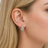 Dorado Oro Laminado Aretes, vista 2 de la galería del producto por Mayoreo, vista adicional 2 del producto