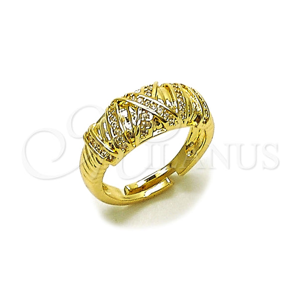 Gold Filled Ring — Multi Stone Ring with White Cubic Zirconia Polished — main product view — SKU 165078 | Oro Laminado anillo — Multi Stone Ring with blanco Cubic Zirconia pulido — SKU 165078