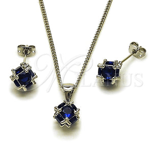 White Gold Filled Ring — Earring and Pendant Adult Set Ball Design with — main product view — SKU 165145 | Oro Laminado Blanco anillo — Earring and Pendant Adult Set Ball diseño with — SKU 165145