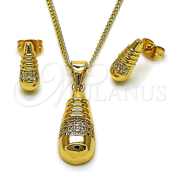 Gold Filled Ring — Earring and Pendant Adult Set Teardrop Design with — main product view — SKU 165157 | Oro Laminado anillo — Earring and Pendant Adult Set Teardrop diseño with — SKU 165157