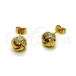 Gold Filled Ring — Stud Earring Love Knot Design Polished 02. — main product view — SKU 165206 | Oro Laminado anillo — Stud Earring Love Knot diseño pulido 02. — SKU 165206
