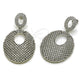Rhodium Gold Filled Dangle Earring, with White Cubic Zirconia, Polished, Rhodium Finish, 02.436.0057.1