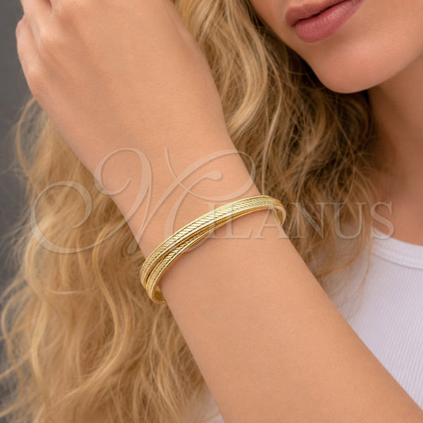 Gold Filled Jewelry — Individual Bangle Diamond Cutting 07. Thickness Size 1 — alternate product view — SKU 165315 | Oro Laminado joyería — Individual Bangle Diamond Cutting 07. Thickness Size 1 — SKU 165315