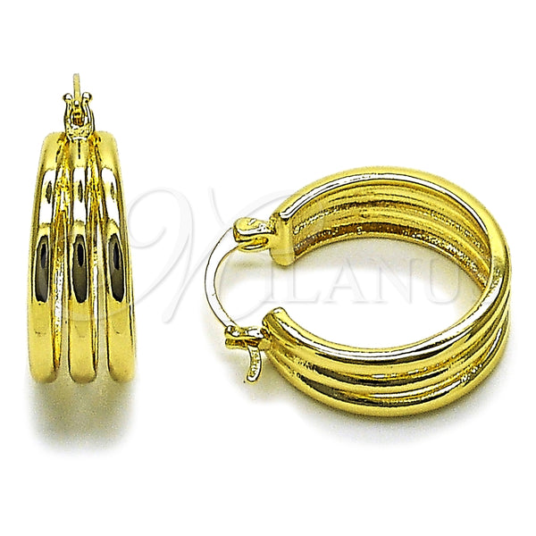 Gold Filled Hoop Earrings — Small Hoop Polished 02. — main product view — SKU 165320 | Oro Laminado aretes de aro — aro pequeño pulido 02. — SKU 165320