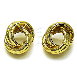 Gold Filled Ring — Stud Earring Hollow Design Polished 02. — main product view — SKU 165326 | Oro Laminado anillo — Stud Earring Hollow diseño pulido 02. — SKU 165326