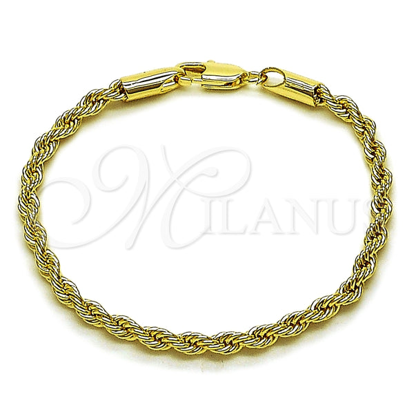 Gold Filled Bracelet — Basic Bracelet Rope Design Polished 5. 03 MM — main product view — SKU 165328 | Oro Laminado brazalete — básico Bracelet Rope diseño pulido 5. 03 MM — SKU 165328