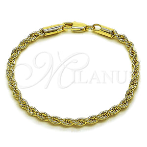 Gold Filled Bracelet — Basic Bracelet Rope Design Polished 5. 03 MM — main product view — SKU 165328 | Oro Laminado brazalete — básico Bracelet Rope diseño pulido 5. 03 MM — SKU 165328