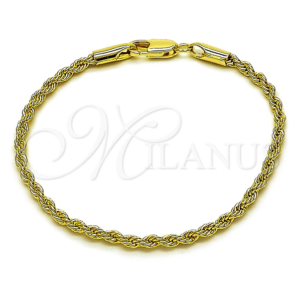Gold Filled Bracelet — Basic Bracelet Rope Design Polished 5. Thickness 6 — main product view — SKU 165329 | Oro Laminado brazalete — básico Bracelet Rope diseño pulido 5. Thickness 6 — SKU 165329