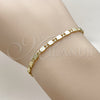 Oro Laminado Basic Bracelet, Gold Filled Style Mariner Design, Polished, Golden Finish, 04.213.0371.06 (03 MM Thickness, 6 Inches Length)