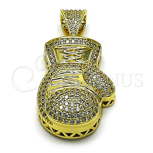 Gold Filled Pendant — Fancy Pendant with White Cubic Zirconia Polished 05. — main product view — SKU 165362 | Oro Laminado dije — elegante Pendant with blanco Cubic Zirconia pulido 05. — SKU 165362