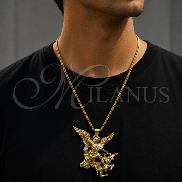 Gold Filled Pendant — Religious Pendant Polished 05. — alternate product view — SKU 165363 | Oro Laminado dije — Religious Pendant pulido 05. — SKU 165363