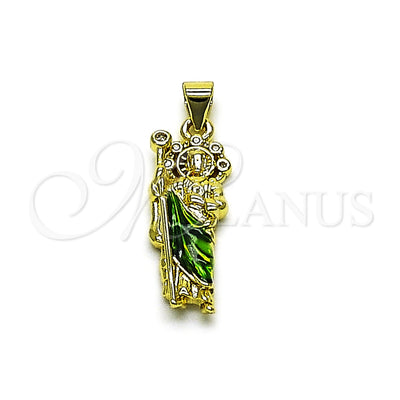Gold Filled Gold-Filled San Judas Pendant 05.459.0022 for wholesale, main product view