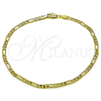 Gold Filled Gold-Filled Figaro Concave Bracelet 04.213.0374.10 for wholesale, main product view