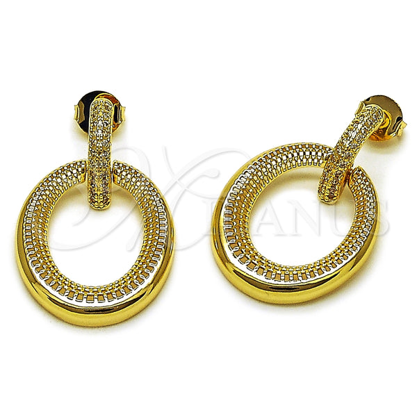 Gold Filled Ring — Stud Earring with White Cubic Zirconia Polished 02. — main product view — SKU 165394 | Oro Laminado anillo — Stud Earring with blanco Cubic Zirconia pulido 02. — SKU 165394