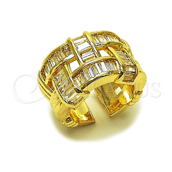 Gold Filled Ring — Multi Stone Ring Baguette Design with White Cubic — main product view — SKU 165415 | Oro Laminado anillo — Multi Stone Ring Baguette diseño with blanco Cubic — SKU 165415