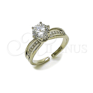 White Gold Filled Ring — Multi Stone Ring Cluster Design with White Cubic — main product view — SKU 165446 | Oro Laminado Blanco anillo — Multi Stone Ring Cluster diseño with blanco Cubic — SKU 165446