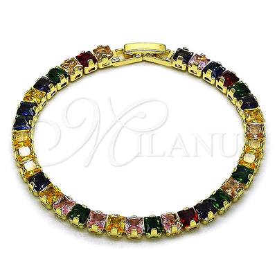 Gold-Filled Baguette Bracelet 03.130.0004.1.07 — main product image — SKU 165467 | Pulsera de Oro Laminado 03.130.0004.1.07 — imagen principal del producto — SKU 165467